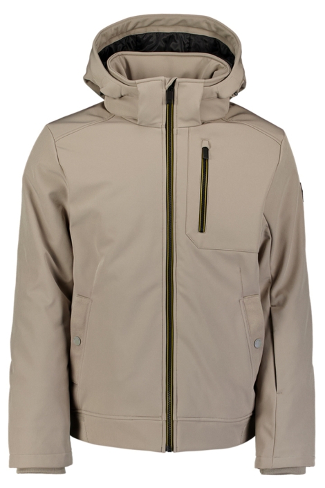 NO-EXCESS taupe heren jas | Vooraanzicht