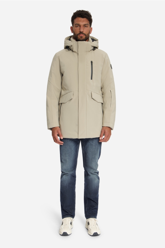 NO-EXCESS beige heren jas | Model