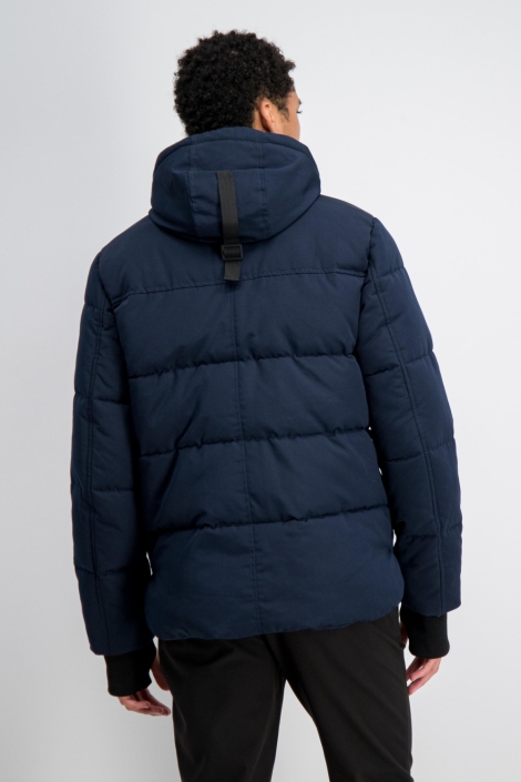 Gabbiano blauwe heren jas | Model achteraanzicht