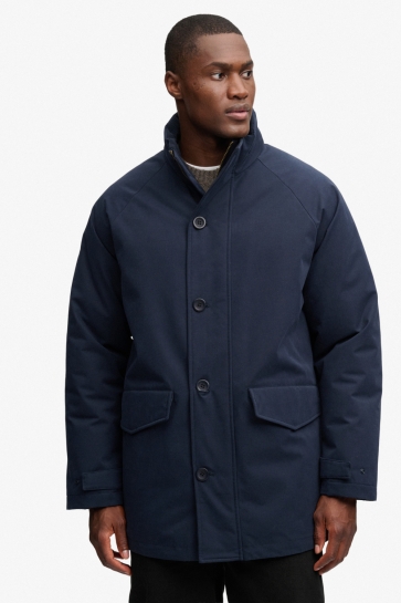 Superdry Jas PREMIUM PADDED CAR COAT M5012471A ECLIPSE NAVY