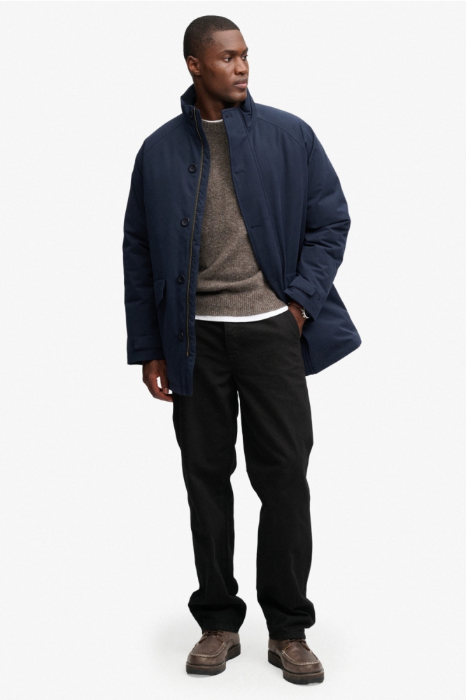 Superdry blauwe heren jas | Model