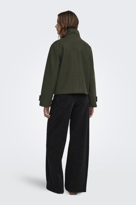 Only groene dames jas | Model