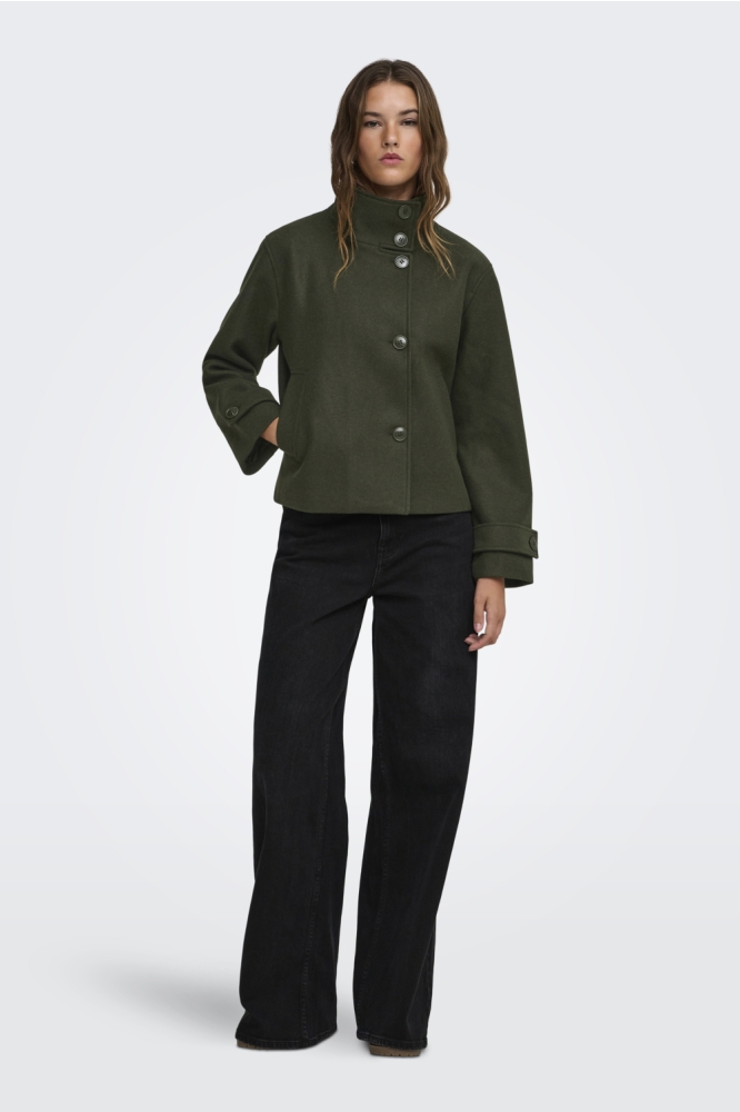 Only groene dames jas | Model