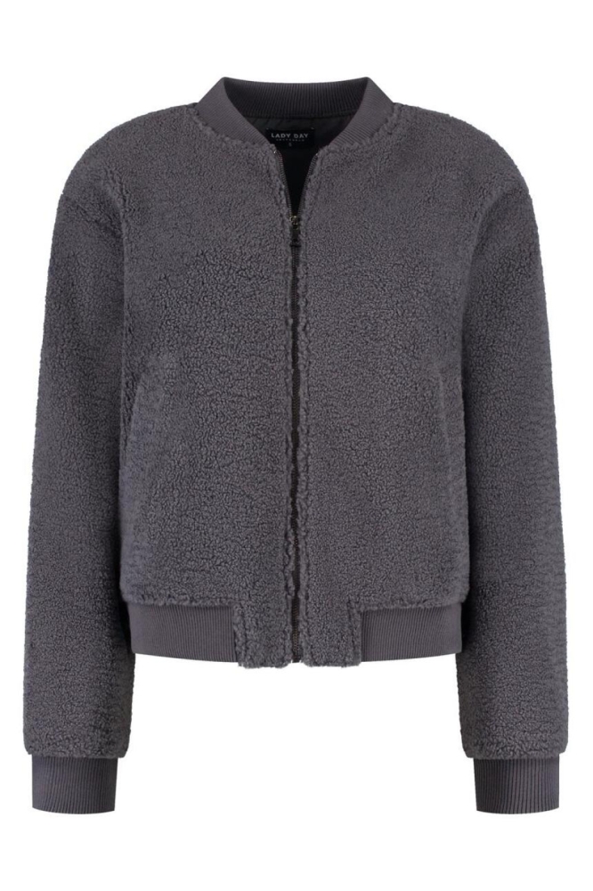 Lady Day grijze dames vest | Vooraanzicht