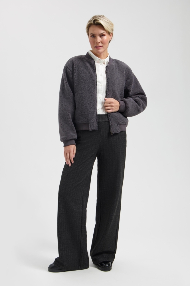 Lady Day grijze dames vest | Model