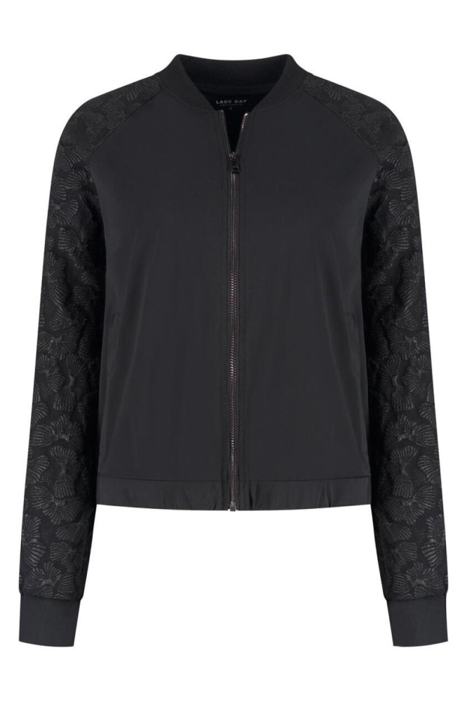 Lady Day zwarte dames vest | Vooraanzicht