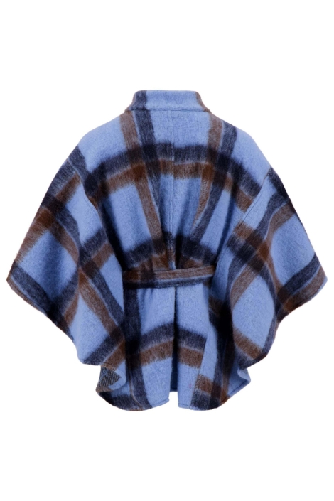 Zusss blauwe dames vest | Achteraanzicht