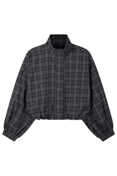 Refined Department grijze dames jas | Vooraanzicht