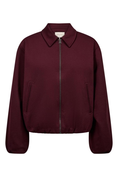 Freequent bordeaux dames vest | Vooraanzicht