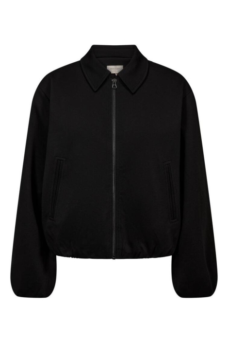 Freequent zwarte dames vest | Vooraanzicht