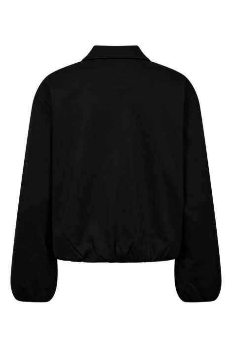Freequent zwarte dames vest | Achteraanzicht