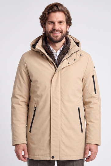 Campbell - parka lunnar Beige