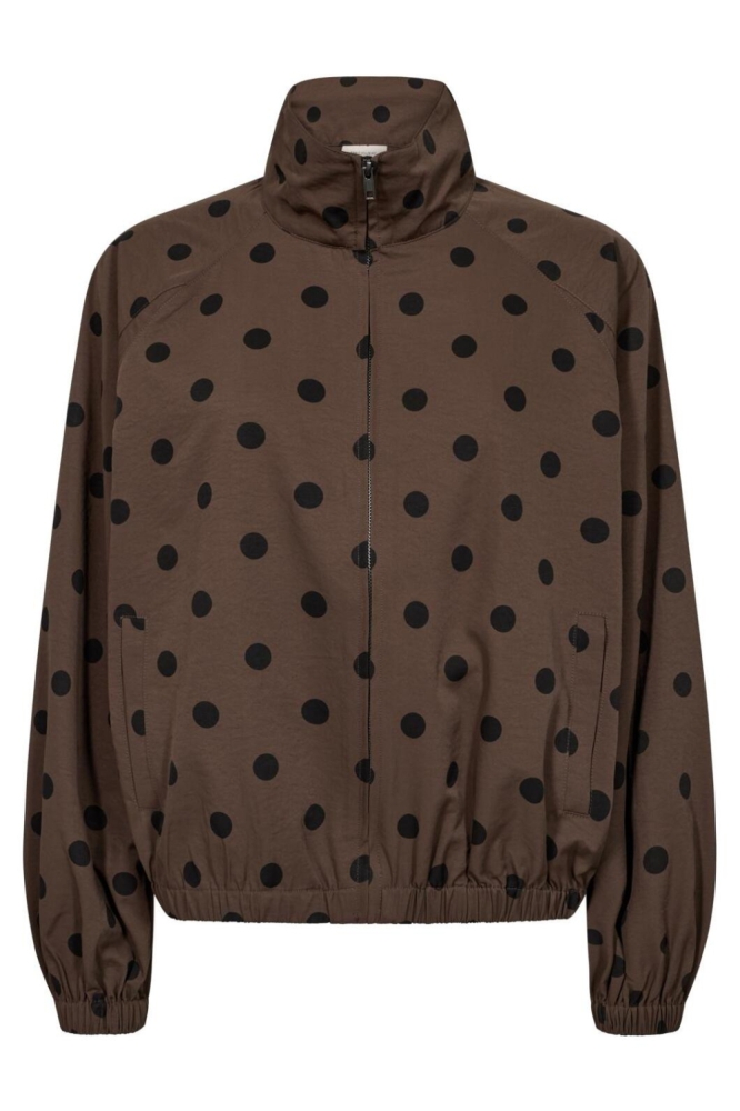 Freequent bruine dames blazer | Vooraanzicht