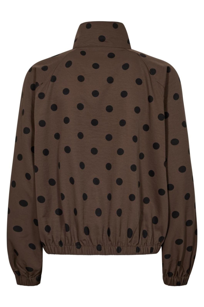Freequent bruine dames blazer | Achteraanzicht