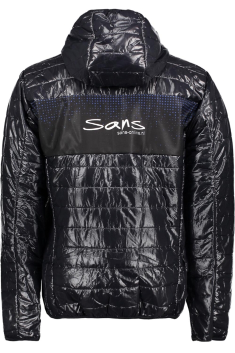 Sans zwarte heren sport jas | Achteraanzicht