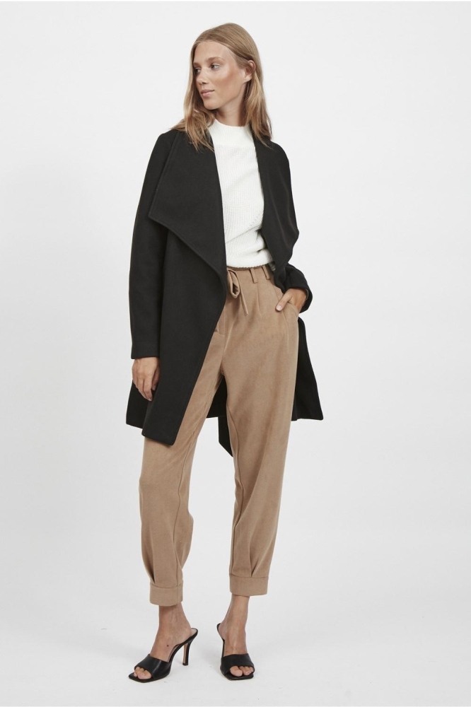 Vila zwarte dames jas | Model