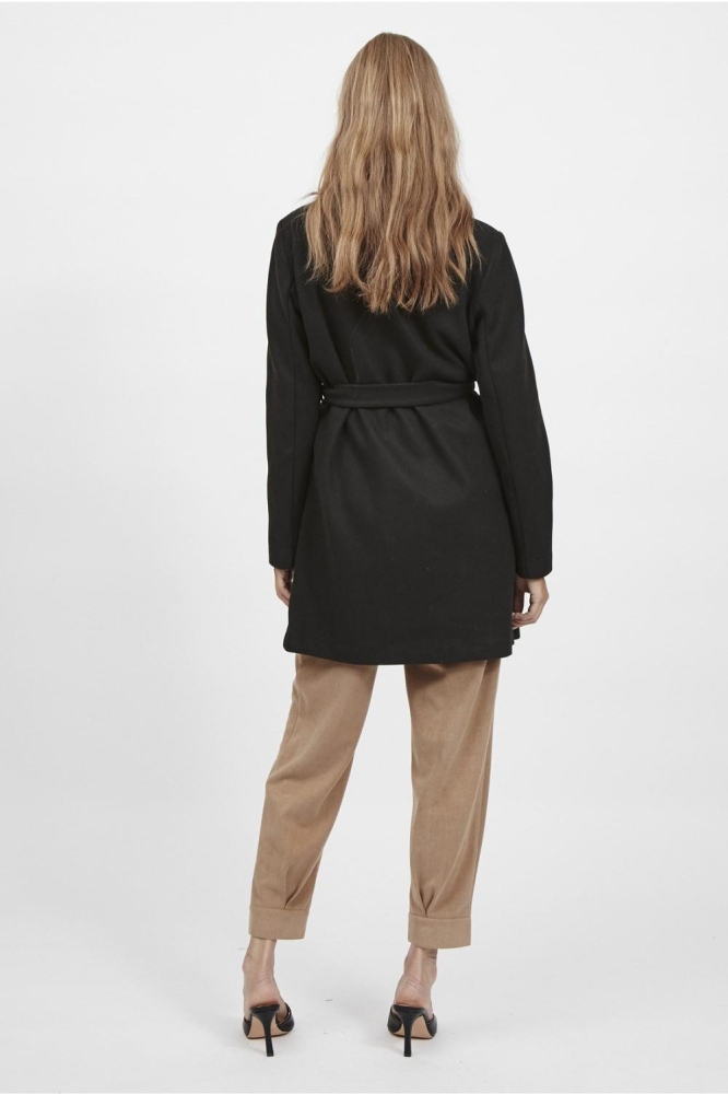 Vila zwarte dames jas | Model