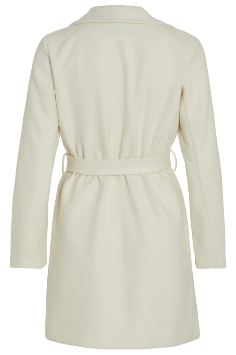 Vila beige dames jas | Achteraanzicht