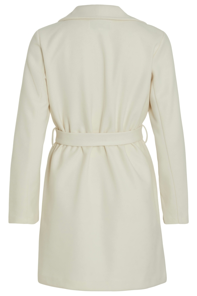 Vila beige dames jas | Achteraanzicht