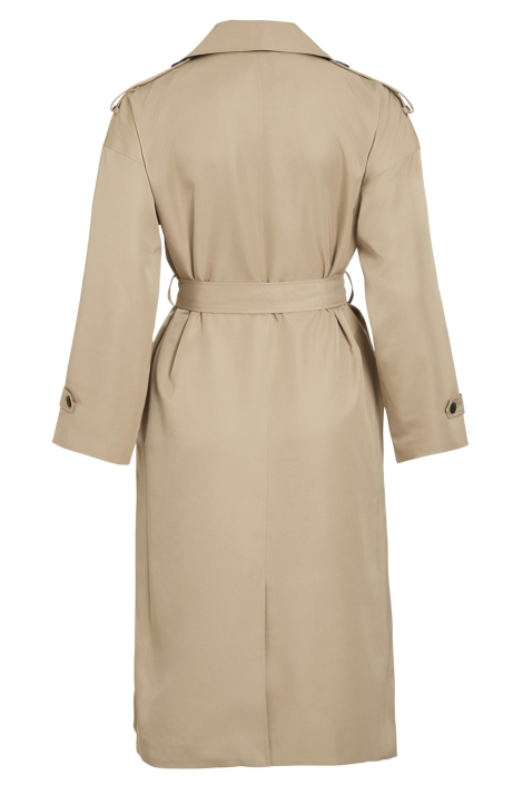 Vila camel dames jas | Achteraanzicht