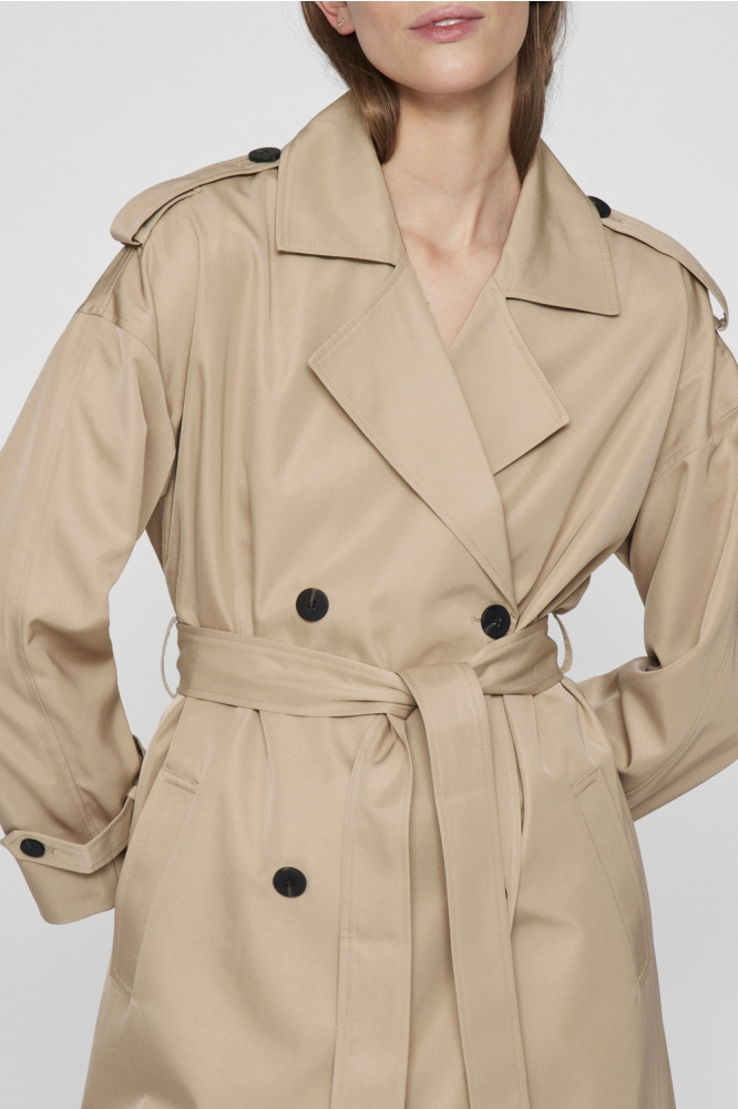 Vila camel dames jas | Unique Selling Point