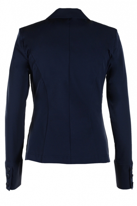 TQ Amsterdam blauwe dames blazer | Achteraanzicht