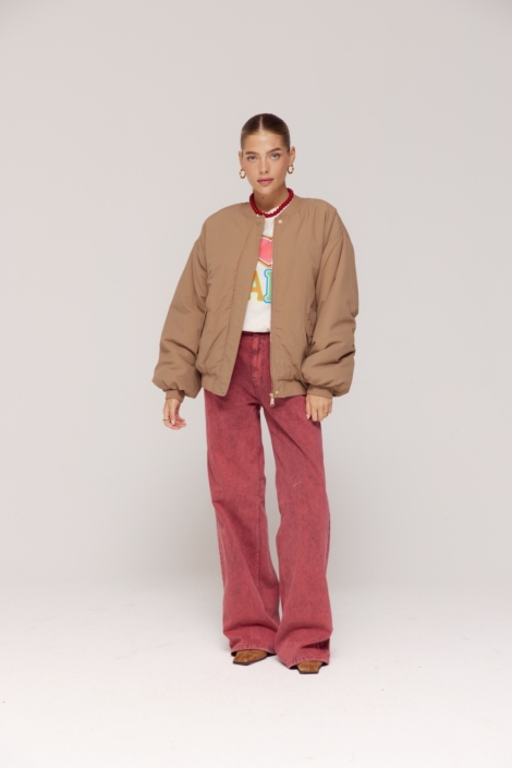 Harper & Yve camel dames jas | Model