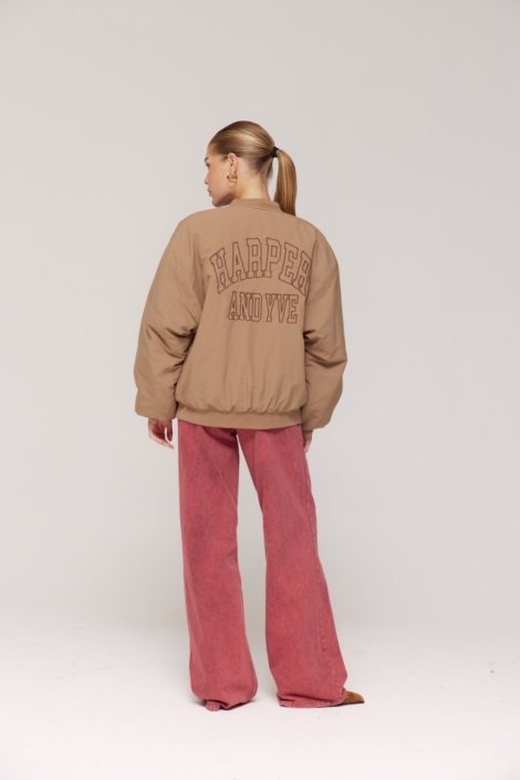 Harper & Yve camel dames jas | Model