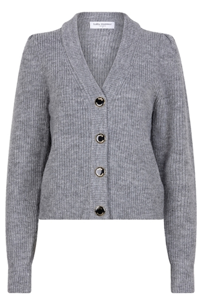 Lofty Manner grijze dames vest | Vooraanzicht