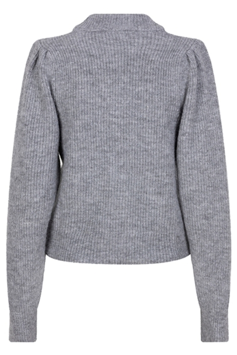 Lofty Manner grijze dames vest | Achteraanzicht