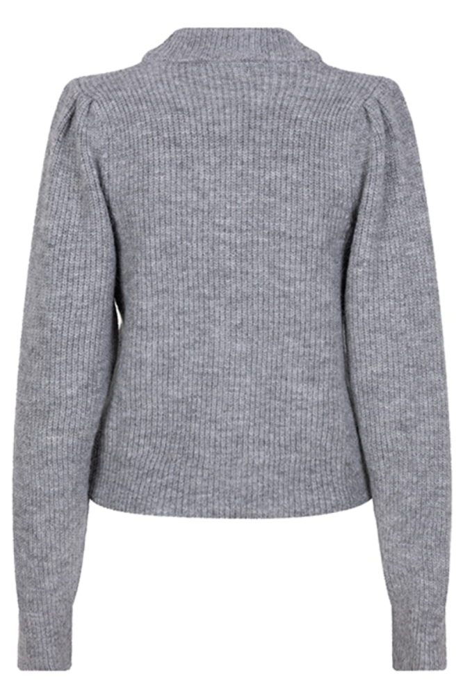 Lofty Manner grijze dames vest | Achteraanzicht