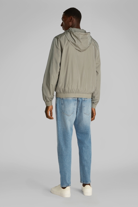 Calvin Klein groene heren jas | Model achteraanzicht