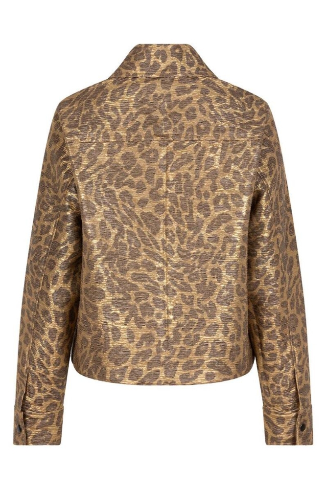 EsQualo gouden dames blazer | Achteraanzicht