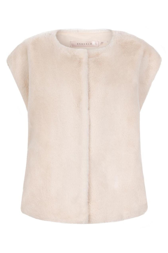 EsQualo beige dames jas | Vooraanzicht