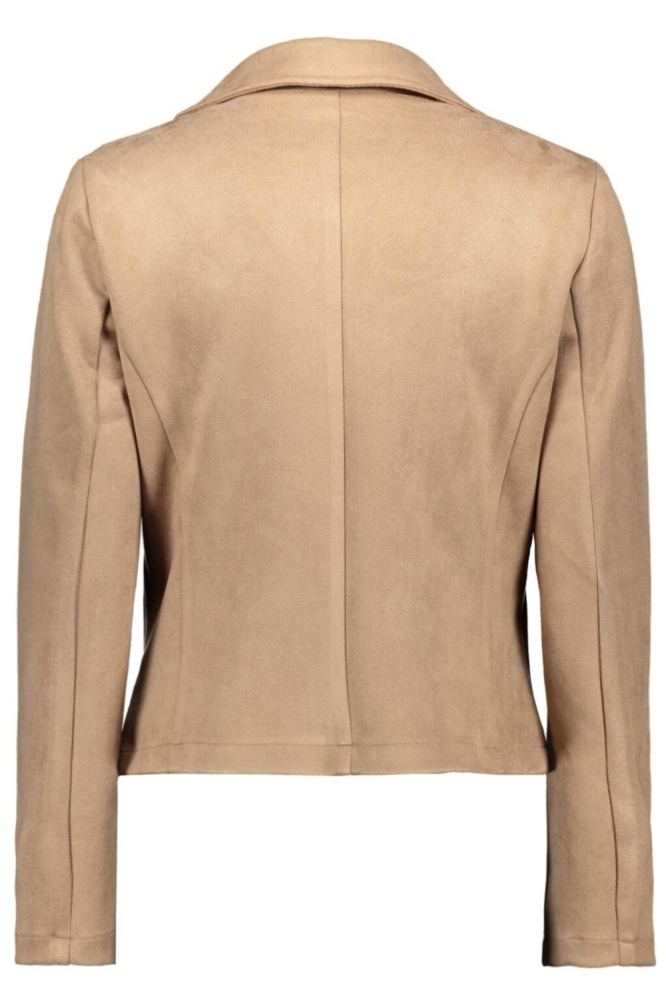 NED beige dames jas | Achteraanzicht