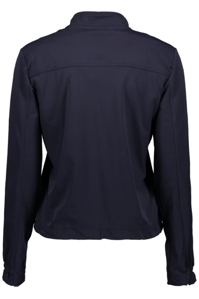 NED blauwe dames vest | Achteraanzicht