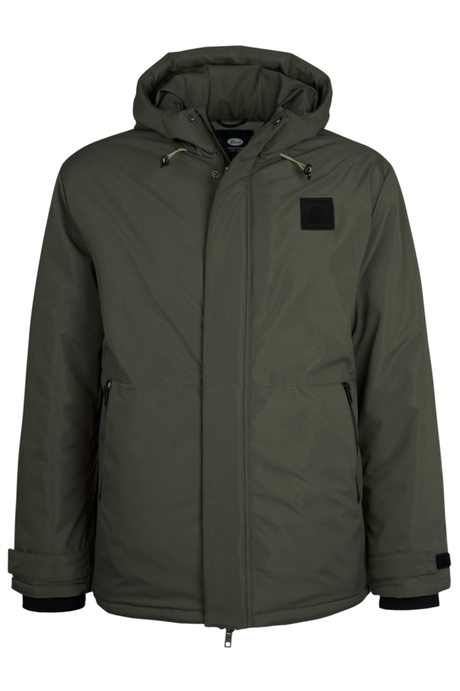 Petrol Industries groene heren jas | Vooraanzicht