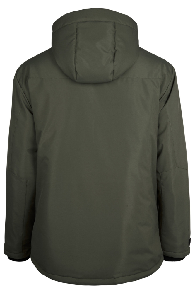 Petrol Industries groene heren jas | Achteraanzicht