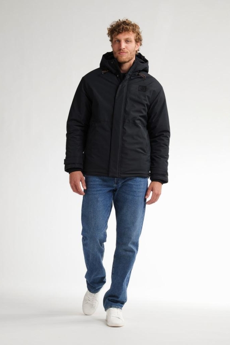 Petrol Industries zwarte heren jas | Model