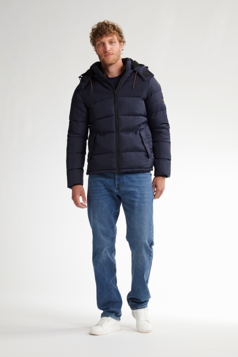 Petrol Industries blauwe heren jas | Model