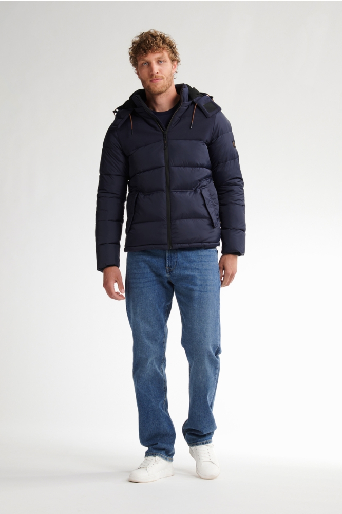 Petrol Industries blauwe heren jas | Model