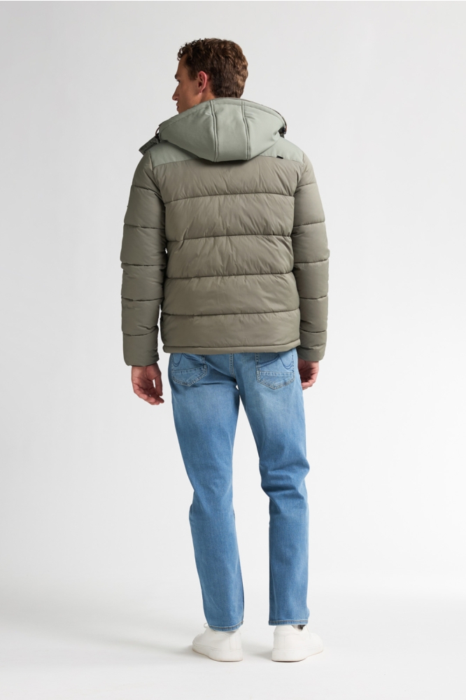 Petrol Industries groene heren jas | Model