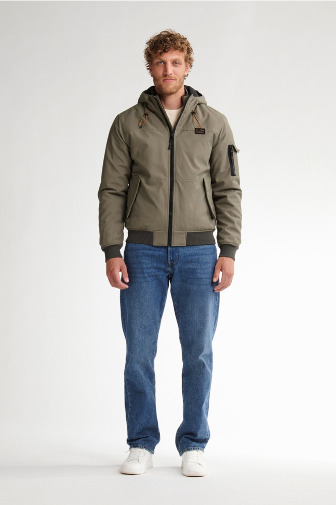 Petrol Industries groene heren jas | Model