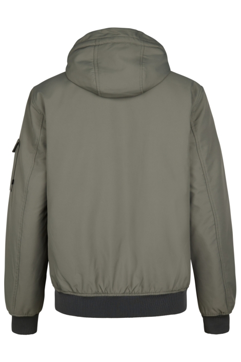 Petrol Industries groene heren jas | Achteraanzicht