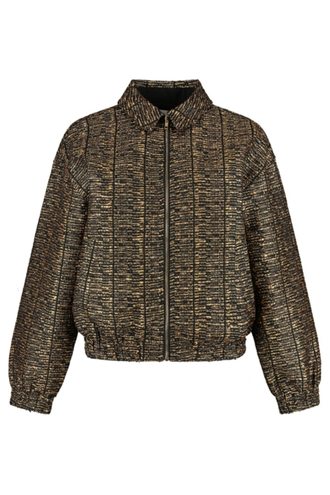 Studio Amaya zwarte dames jas | Vooraanzicht