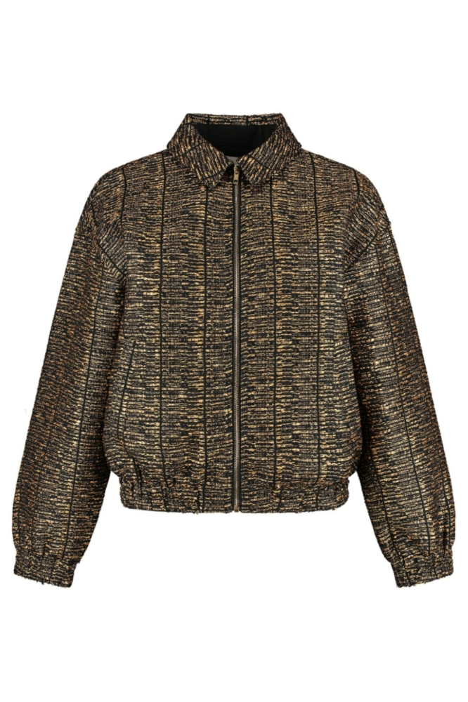 Studio Amaya zwarte dames jas | Vooraanzicht