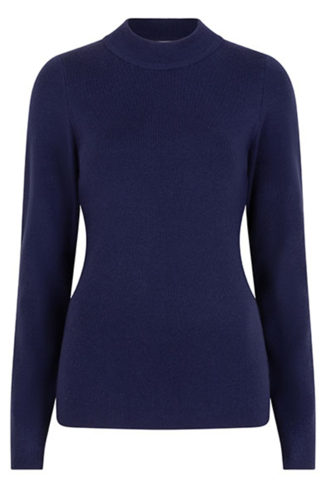 Lofty Manner blauwe dames trui | Vooraanzicht