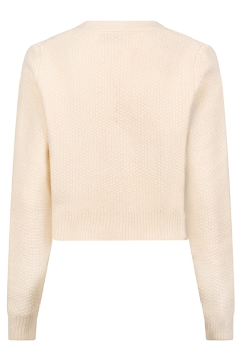 Lofty Manner beige dames vest | Achteraanzicht