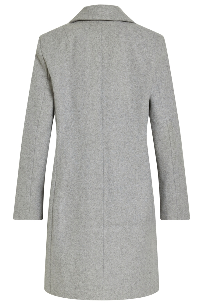 Vila grijze dames jas | Achteraanzicht