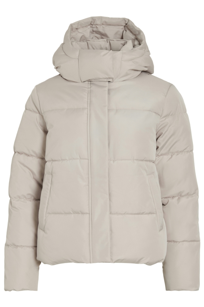 Vila grijze dames jas | Vooraanzicht